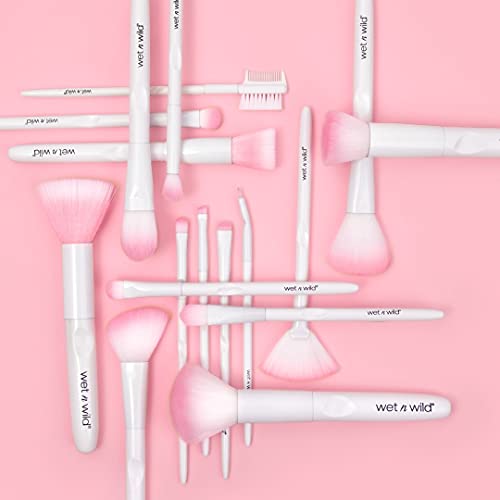 Wet n Wild - Makeup Brush - Pincel de Maquillaje de Punta Larga y Afilada para Aplicar Sombras de Ojos Oscuras en el Pliegue del Ojo - Brochas de Maquillaje Profesional para Ojos - Crease Brush