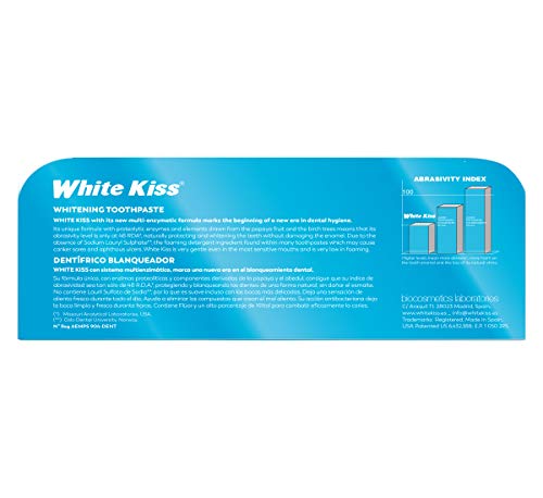 White Kiss Dentífrico Blanqueador 50 ml