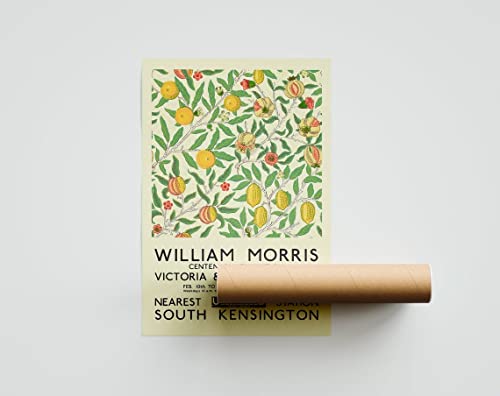 William Morris Poster de exposición - William Morris frutas y flores Cuadro - Arte Impresionista - Decoración de pared - Obras de arte - Láminas Decoración