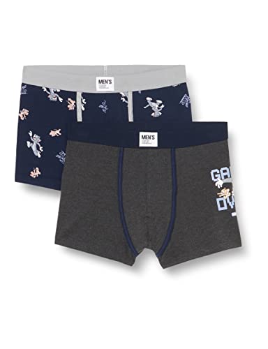 Women' Secret Bóxer BOXER PACK OF 2 4242254 Navy ,L para Hombre