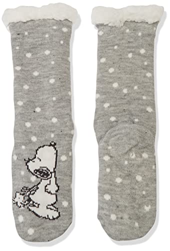 Women' Secret Calcetines SO PE SLEEP TRICOT MEDIUM SOCKS 3612446 Gris Claro/plata ,Talla única para Mujer