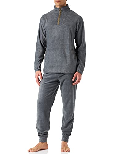 Women' Secret Juego de pijama MX SOFT GREY SET LONG SLEEVES LONG PANT PYJAMA 2762184 Gris Oscuro ,XL para Hombre