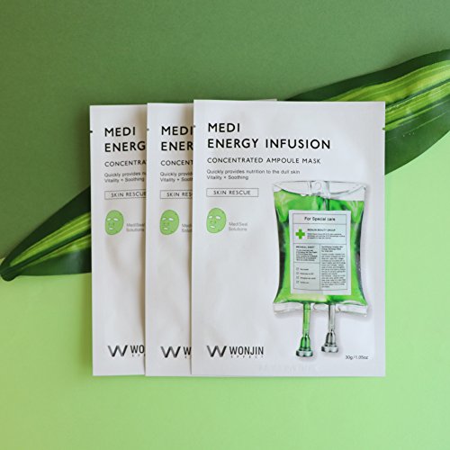 WONJIN EFFECT Medi Energy Infusion Mask (10sheets x 1.05 oz)