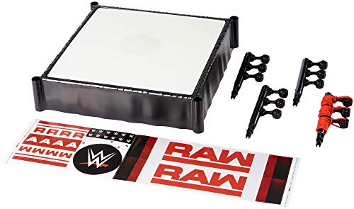 WWE Raw Ring de Combate de Los Luchadores de la WWE, Juguetes Niños 6 Años (Mattel GDB87)