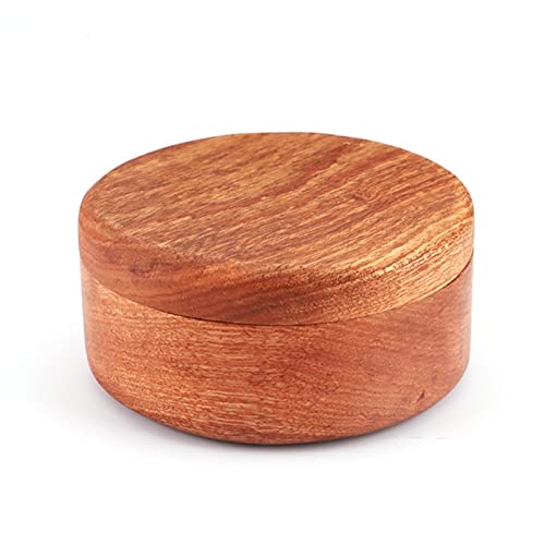 WYH Titular de Ceniza Ambiente de Oficina de Madera Natural Atmósfera de la Oficina sólida Simple Cenicero Creativo con Tapa Home Sala de Estar Conjunto de fabes Crafts Canastilla de Cigarro