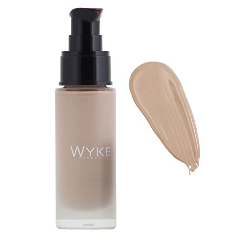 WYKE. COSMETICA - Base de maquillaje liquida antiedad 30 ML - con anadido de acido hialuronico - de larga duracion, rica en nutrientes e hidratante - 100% producto