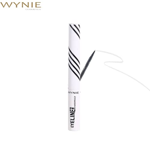 WYNIE Delineador de Ojos Waterproof Eyeliner de Colores 24H Color Permanente Blanco Delineado Gráfico - 4 ml (Azul Klein)