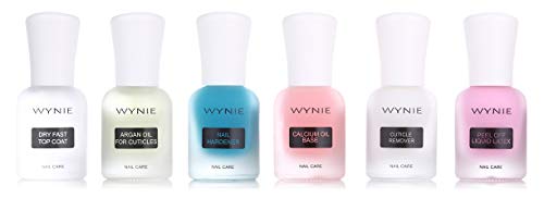 WYNIE Top Coat Secado Rápido con Brillo Extra Esmalte de Uñas Dry Fast Top Coat Gotas - 12 ml