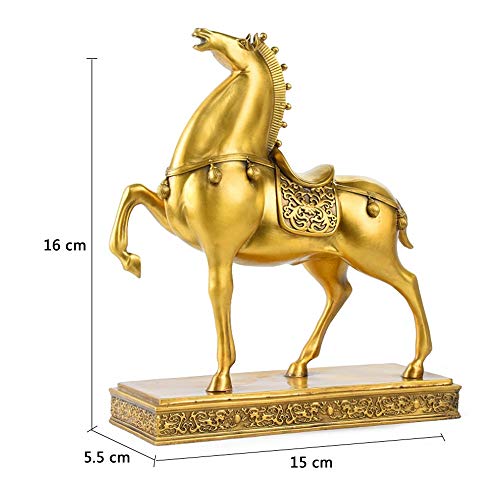 YAMASCO Decoración de Caballo de Bronce, la Cultura y el Arte Tradicionales, expresada en esculturas de Bronce, Forma Realista, Caballo General, Regalo de Empresa.