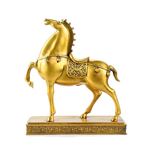 YAMASCO Decoración de Caballo de Bronce, la Cultura y el Arte Tradicionales, expresada en esculturas de Bronce, Forma Realista, Caballo General, Regalo de Empresa.