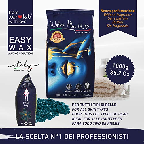 Zerolab Cera Depilatoria Caliente Profesional Mujer Azul Cera Para Depilar Made In Italy 1 Kg