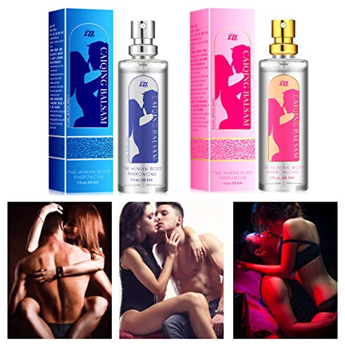 zkm 29.5ml Perfume de Feromona para Hombre Mujer Sexo Pasión Coquetear Emociones corporales Spray Atractivo Afrodisíaco Líquido Rosa