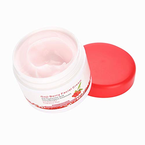 100 g Crema facial con ginseng rojo, Crema facial reafirmante, Crema hidratante tonificante con efecto brillo, contra arrugas y ojeras, crema con ácido fólico contra arrugas y ojeras