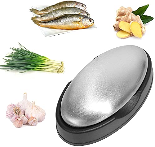 2 unidades de jabón de acero inoxidable antioxidante para eliminar los olores de las manos, para eliminar las bulbas, pescado, ajo, olores fuertes de las manos. Utensilio de cocina