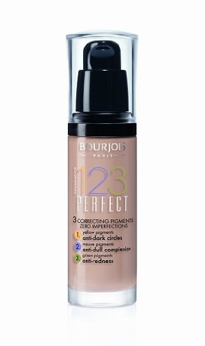 2 x Bourjois Paris 123 Perfect Foundation 30ml New & Sealed - 53 Light Beige