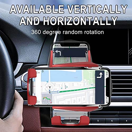 2022 Smart Car Wireless Auto-Sensing Charger Mount Cell Phone Charge Holder Fashion Automatic Clamping 10w Fast Charging, Smart Infrared Sensor Mobile Phone Charging Base for Car Air Vent (Blue)