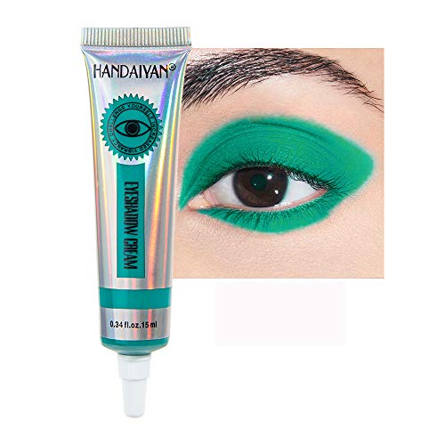 324/5000 GL-Turelifes Matte Eyeshadow Cream Sombra de ojos líquida Bueno para ojos ahumados Aplicar rápidamente Halloween y Cosplay Sombra de ojos de larga duración para todo el día (#07 verde)