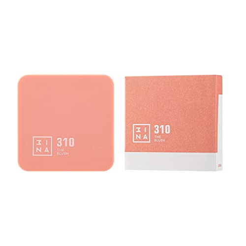 3INA Maquillaje vegano sin crueldad – The Blush 310 – Natural Mineral Light Powder Blush para pieles sensibles, mezcla y construible para dar a la piel un brillo pigmentado y espumoso – 0.5 oz