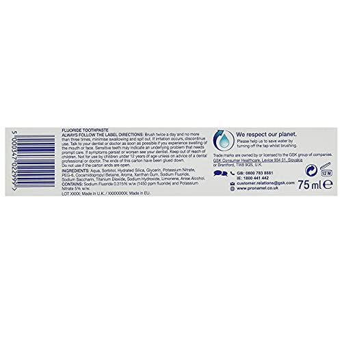 4 x 75ml Sensodyne Pronamel Daily Protection Toothpaste - Mint by Sensodyne