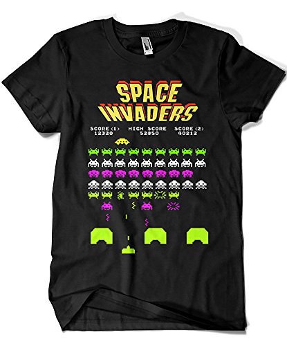 4188-Camiseta Premium, Space Invaders - L
