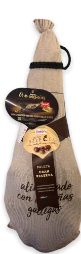 5 kg, PALETA GRAN RESERVA SELECTA, CERDOS ALIMENTADOS CON CASTAÑAS, PRODUCTO GALLEGO