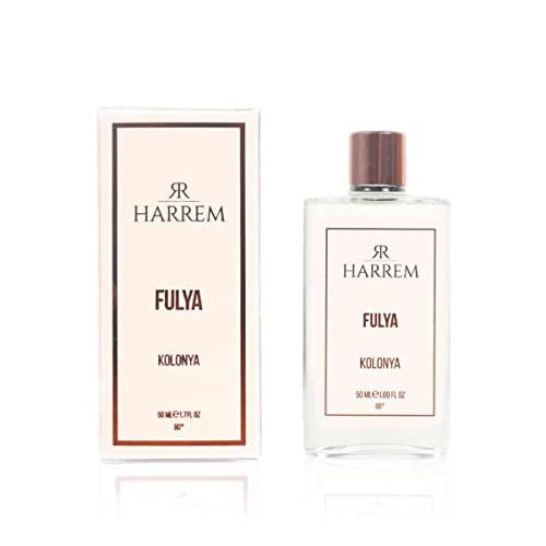 5 x 50 ml | Rose - Narcissus - Harem - Amber - Jasmine | Orijinal Eau de Colonia | Eau de Colonia 50 ml | Harrem | NİLHAN SULTAN