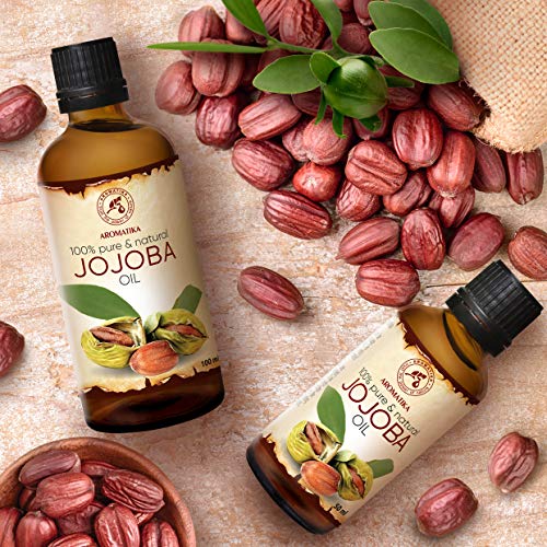 Aceite Jojoba - 50ml - Simmondsia Chinensis - Puro y Natural - Aceite Vegetal - Aceite Portador - Aceite Hidratante - Aceite Nutritivo Facial - Aceite para Piel - Cuidado del Cabello