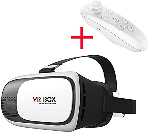 Actualizado 3D VR Gafas de realidad virtual Auricular VR BOX 2.0 Gafas de gafas+control remoto para iPhone6/SamsungGalaxy/ iOS Android Smartphone