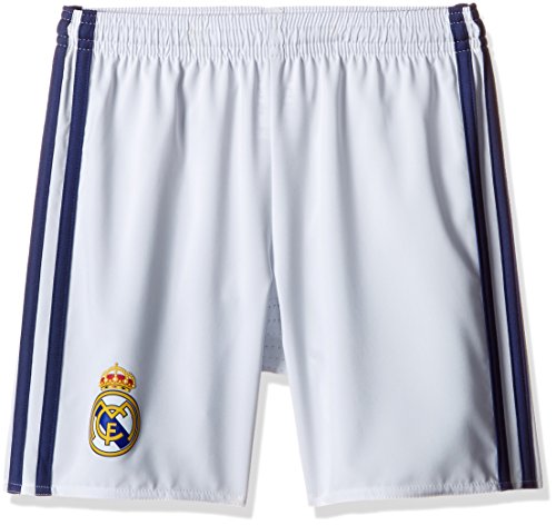 adidas CF 2015/16 H SHO Y Pantalón Corto, Niños, Blanco/Morado, 11-12 años