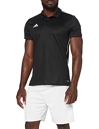 Adidas CORE18 POLO Polo shirt, Hombre, Black/ White, 2XL