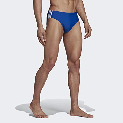 adidas Fitness 3 Bandas Bañador Slip, Hombre, Azul (Collegiate Royal/White)