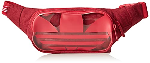 adidas IZM92-GD4704 Riñonera Essential Waist para Adulto Unisex, Rojo/Negro, Talla Única