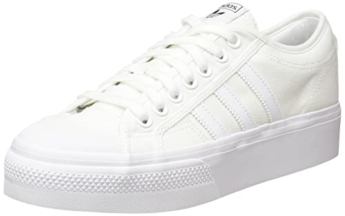 adidas Nizza Platform, Zapatillas Mujer, Cloud White/Cloud White/Cloud White, 38 2/3 EU