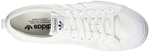 adidas Nizza Platform, Zapatillas Mujer, Cloud White/Cloud White/Cloud White, 38 2/3 EU