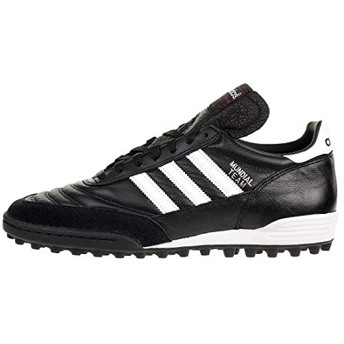 adidas Originals Mundial Team, Botas de fútbol Unisex Adulto, Noir Blanc Rouge, 42 EU