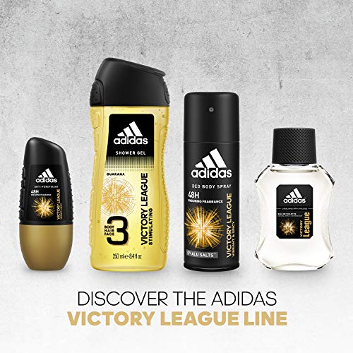 Adidas Victory League - Agua de tocador vaporizador para hombre, 100 ml