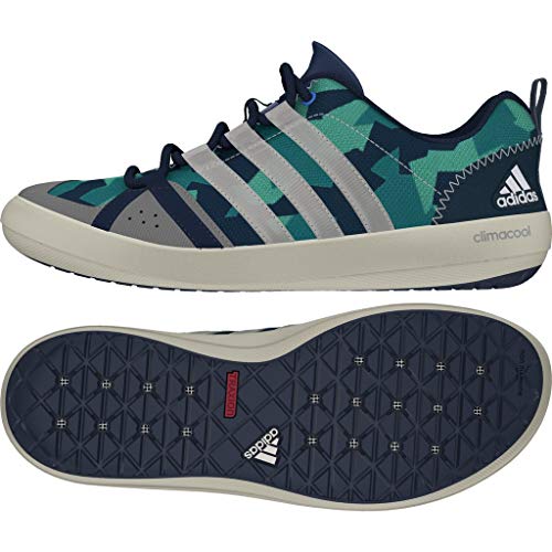 adidas Zapatos de encaje de barco Climacool [Menta Azul Blanco Verde - 42 2/3 EU]