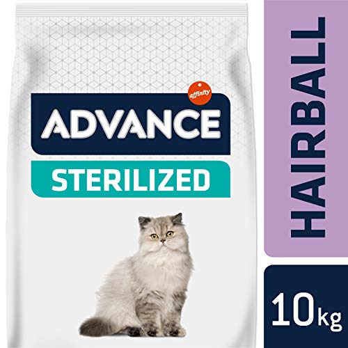 ADVANCE Hairball Pienso para Gatos Esterilizados - 10Kg