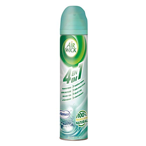 Air Wick - Ambientador Spray Aerosol Fragancia Nenuco, Especial Baños