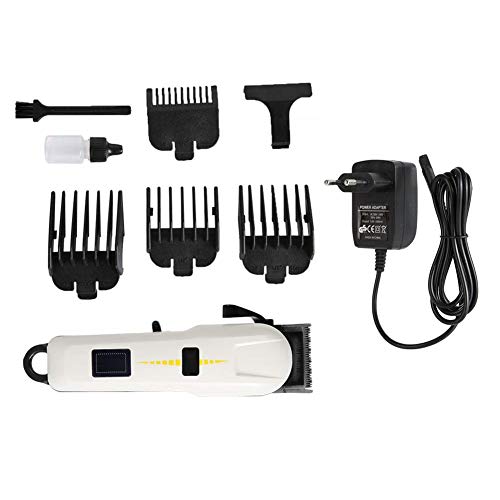 Akozon Electric Hair Clipper LED Screen Hair Clipper Hair Trimmer M¨¢quina de Corte Herramienta de peluquer¨ªa EU Plug 110-240V(SK-633)