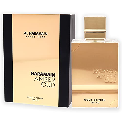 Al Haramain Amber Oud Gold Edition by Al Haramain Eau De Parfum Spray (Unisex) 4 oz / 120 ml (Women)