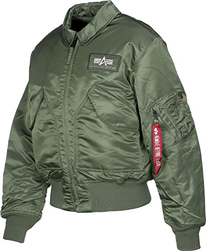 ALPHA INDUSTRIES CWU 45, Verde (Sage-Green 01), S para Hombre