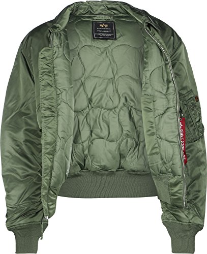 ALPHA INDUSTRIES CWU 45, Verde (Sage-Green 01), S para Hombre