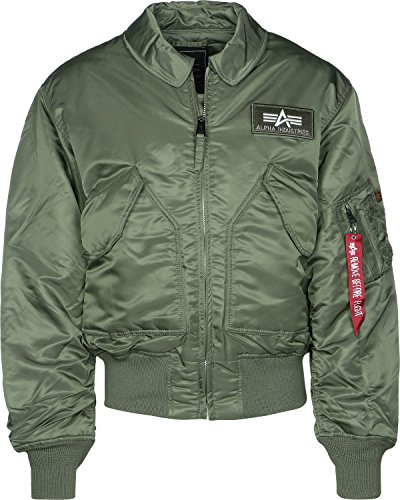 ALPHA INDUSTRIES CWU 45, Verde (Sage-Green 01), S para Hombre