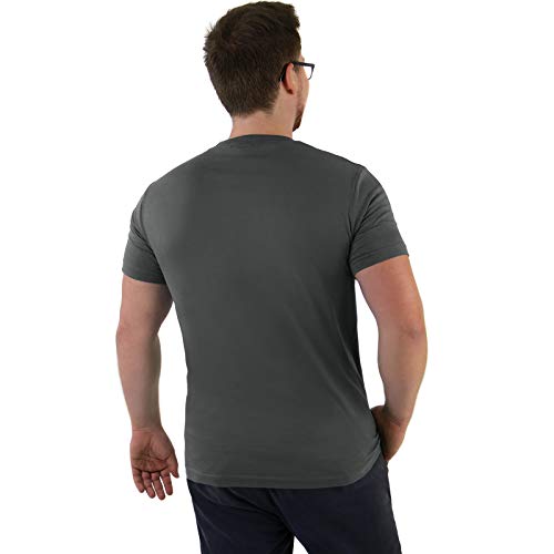 ALPIDEX T-Shirt Camiseta para Hombre un Juego de 5 con Cuello Redondo - Unicolor Tallas S M L XL XXL 3XL 4XL - Earth, Tamaño XXL