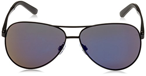 ALPINA 107 Sunglasses, Unisex-Adult, Negro-Black-Matt/Blue-Mirror, Talla única