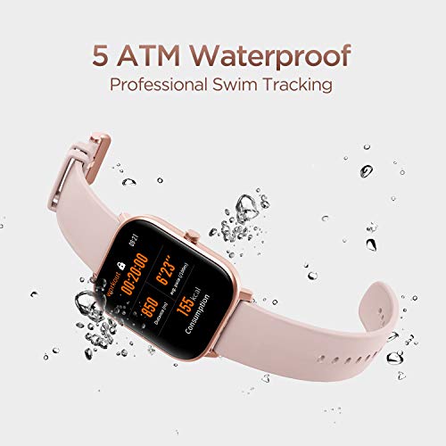 Amazfit GTS Smartwatch Fitness tracker con multitud de perfiles de actividad físcia y con GPS embebido, resistencia al agua 5 ATM (Negro)