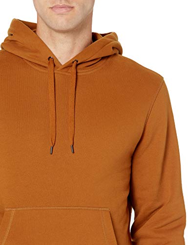 Amazon Essentials Fleece Pullover Hooded Sweatshirt Sudadera, Nuez Moscada, M