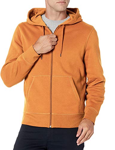 Amazon Essentials Full-Zip Hooded Fleece Sweatshirt Sudadera con Capucha, Nuez Moscada, XL