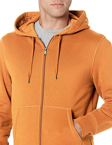 Amazon Essentials Full-Zip Hooded Fleece Sweatshirt Sudadera con Capucha, Nuez Moscada, XL